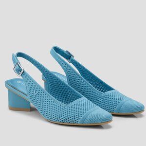 Vivaia Leah 2.0 Smoky Blue Slingbacks